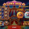 Cùng tìm hiểu cách chơi slot Clown Coins tại Fun88
